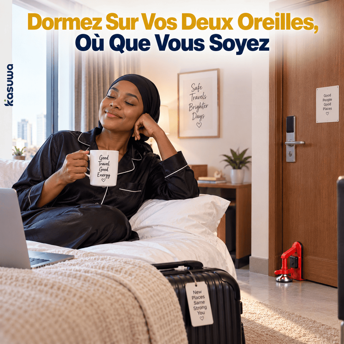 Alarme Butée anti-intrusion - Portes vers l'intérieur