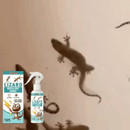 Spray Répulsif à Lézard et Gecko - Fini les Lézards Dans Votre Maison (🇨🇬)
