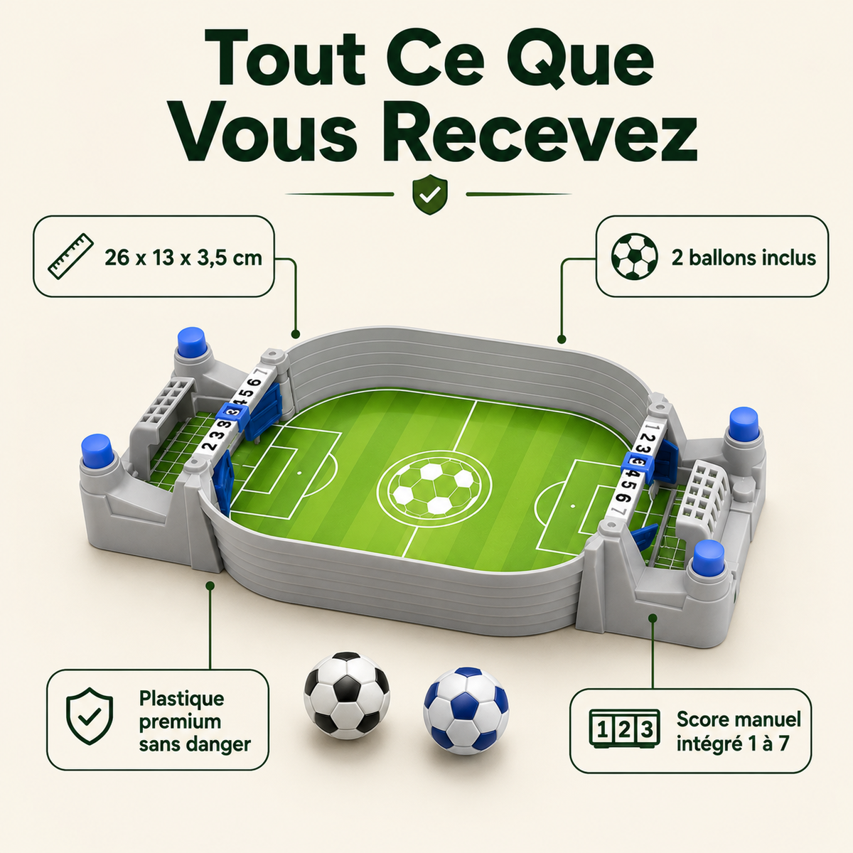 Mini Babyfoot - Des moments incroyables avec votre famille