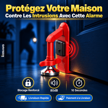 Alarme Butée anti-intrusion - Portes vers l'intérieur