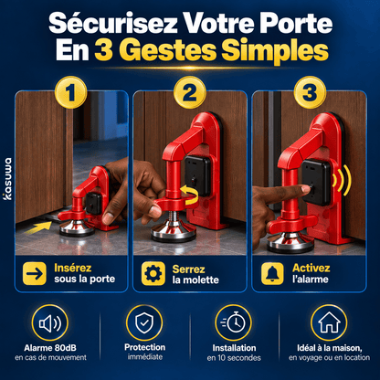 Alarme Butée anti-intrusion - Portes vers l'intérieur