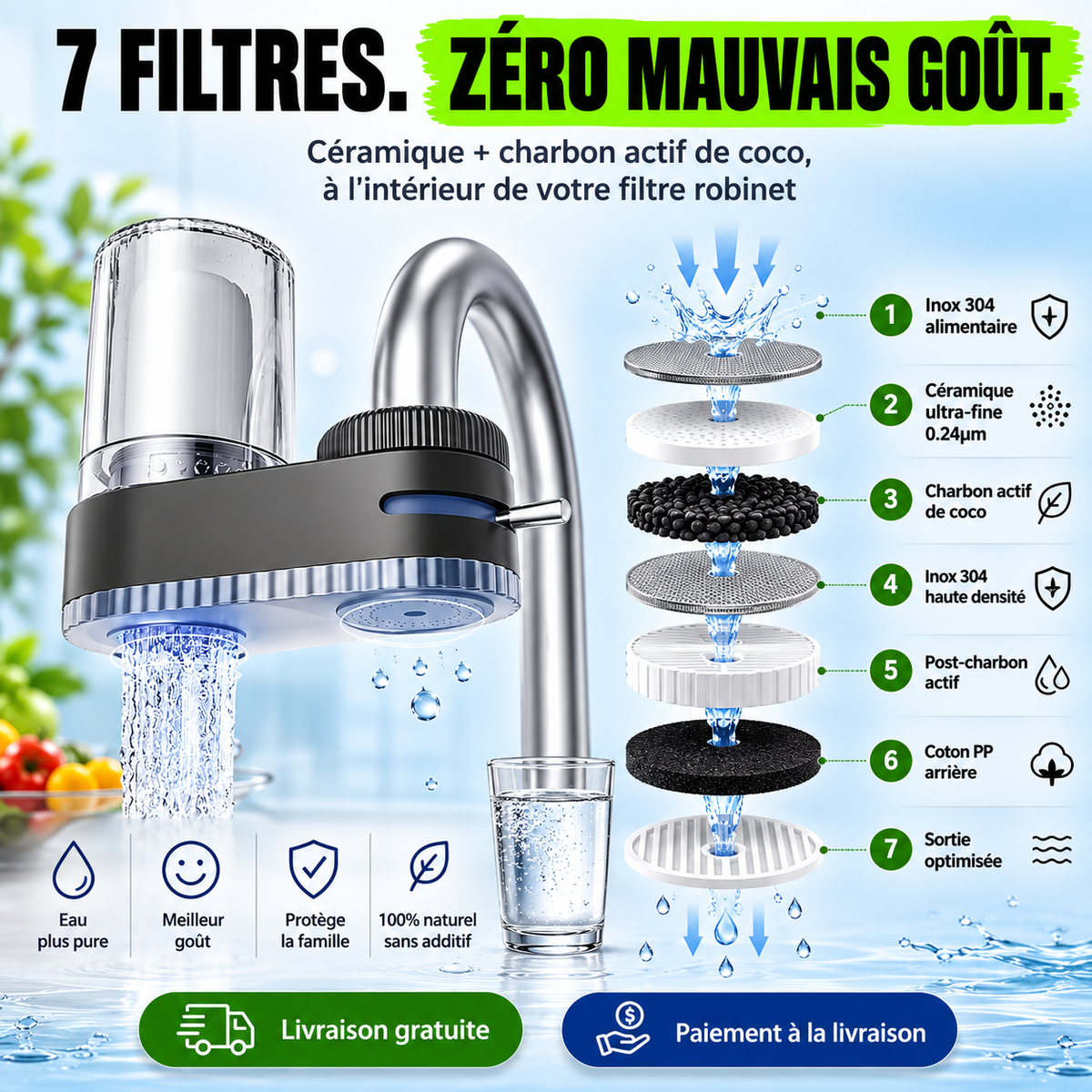 Purificateur d'Eau 💧 Anti-calcaire & Impuretés