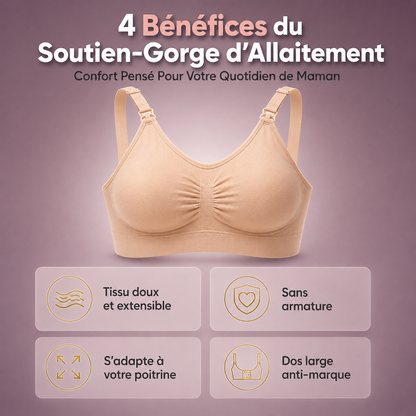 Pack de 3 Soutien-gorge D'allaitement - Sans armature
