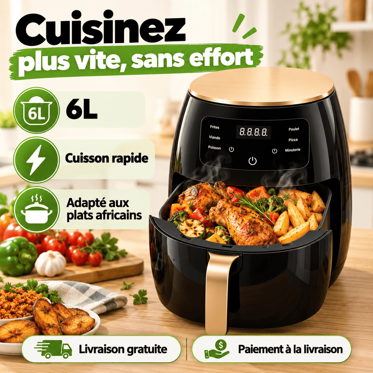Airfryer - Le seul appareil de cuisine qu'il vous faut