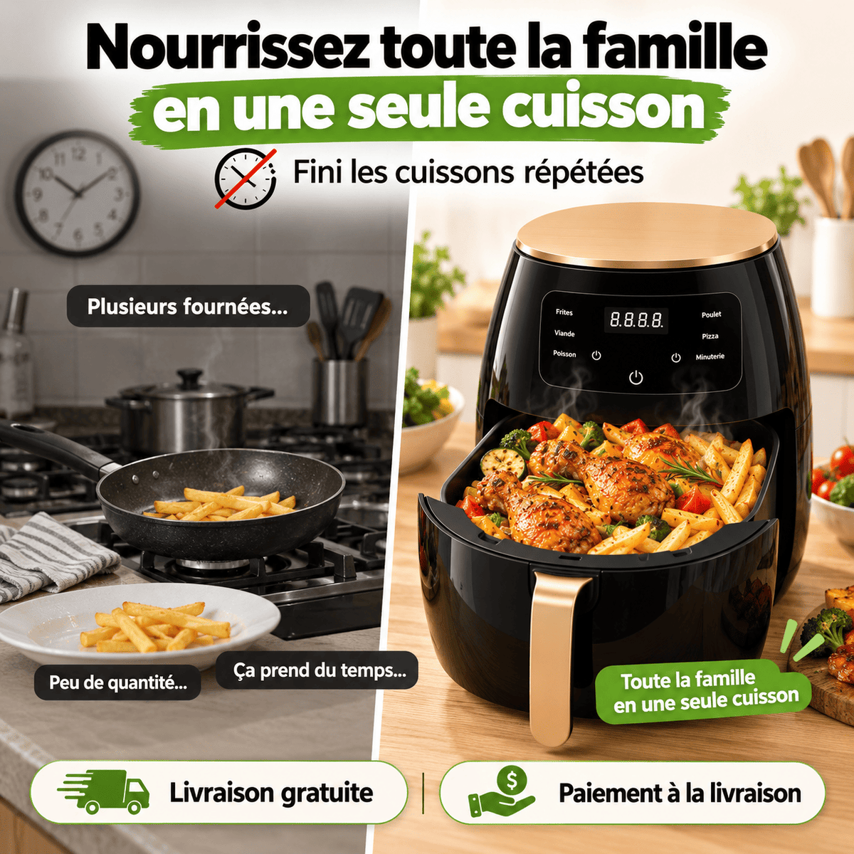 Airfryer - Le seul appareil de cuisine qu'il vous faut