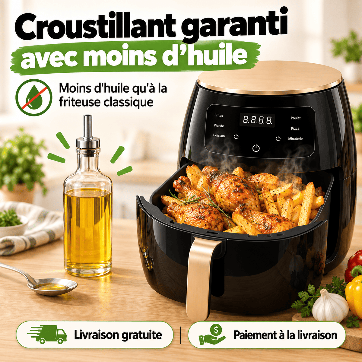 Airfryer - Le seul appareil de cuisine qu'il vous faut