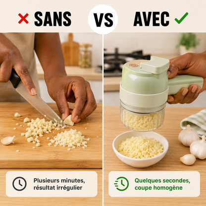 Hachoir 4 en 1 - Viandes et Légumes (🇨🇬)