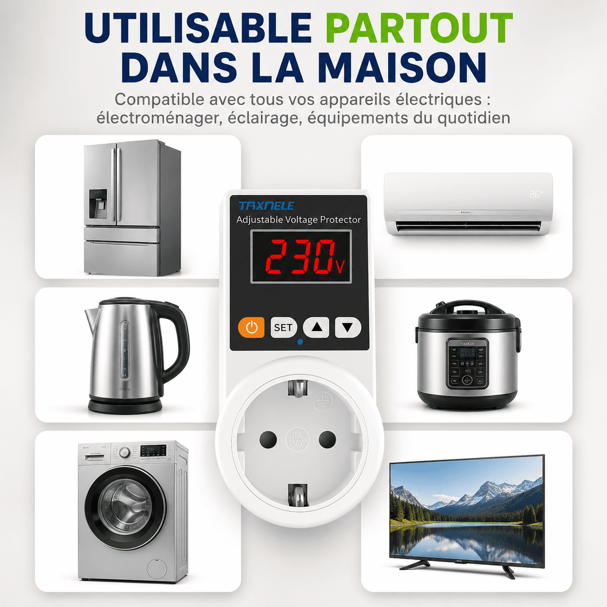 Régulateur de Tension 220V - Protégez vos appareils
