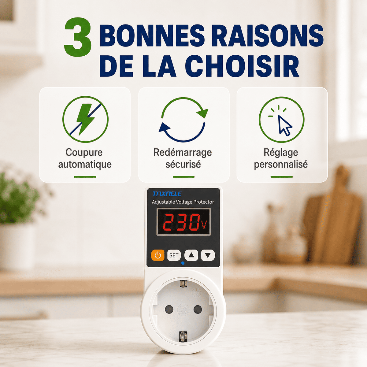 Régulateur de Tension 220V - Protégez vos appareils