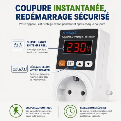 Régulateur de Tension 220V - Protégez vos appareils