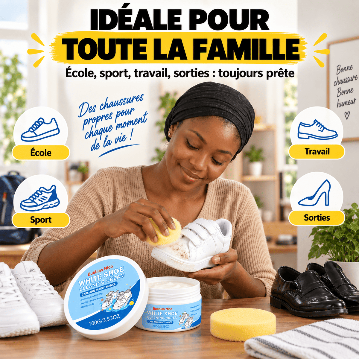 Pâte de Nettoyage - Chaussure blanches