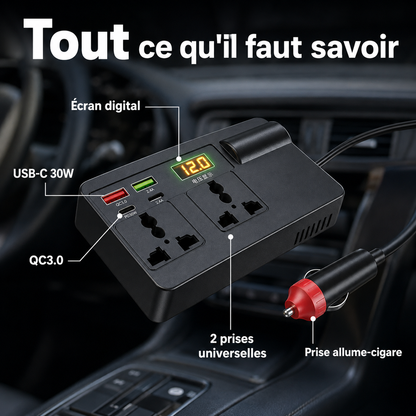 Rallonge convertisseur de voiture