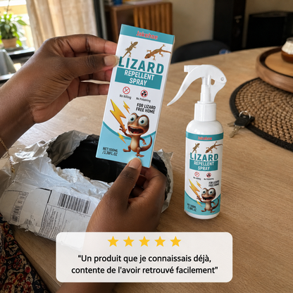 Spray Répulsif à Lézard et Gecko - Fini les Lézards Dans Votre Maison (🇨🇬)