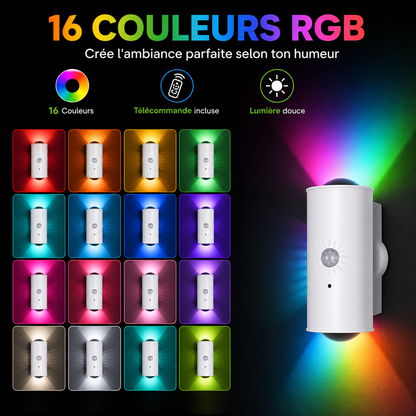 Lampe Intelligente RGB avec Détection de Mouvement (🇹🇩)