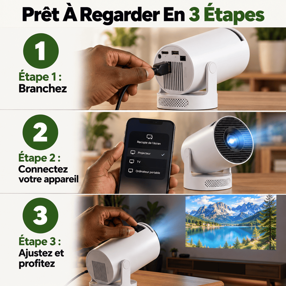 Projecteur HY300PRO+